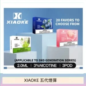 XIAOKE梟客煙彈五代電子菸彈3顆入適配五代主機